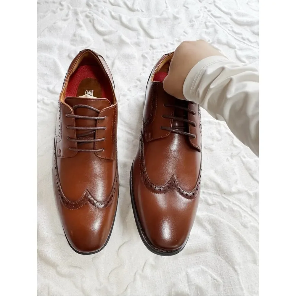 Stacy Adam’s Nichols Wing Tip Lace Up Size 7M